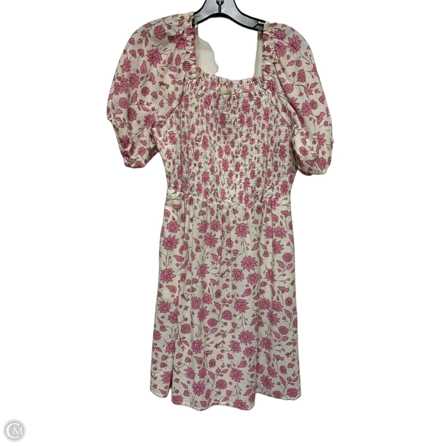 Dress Casual Short By Universal Thread In Pink & White, Size: M