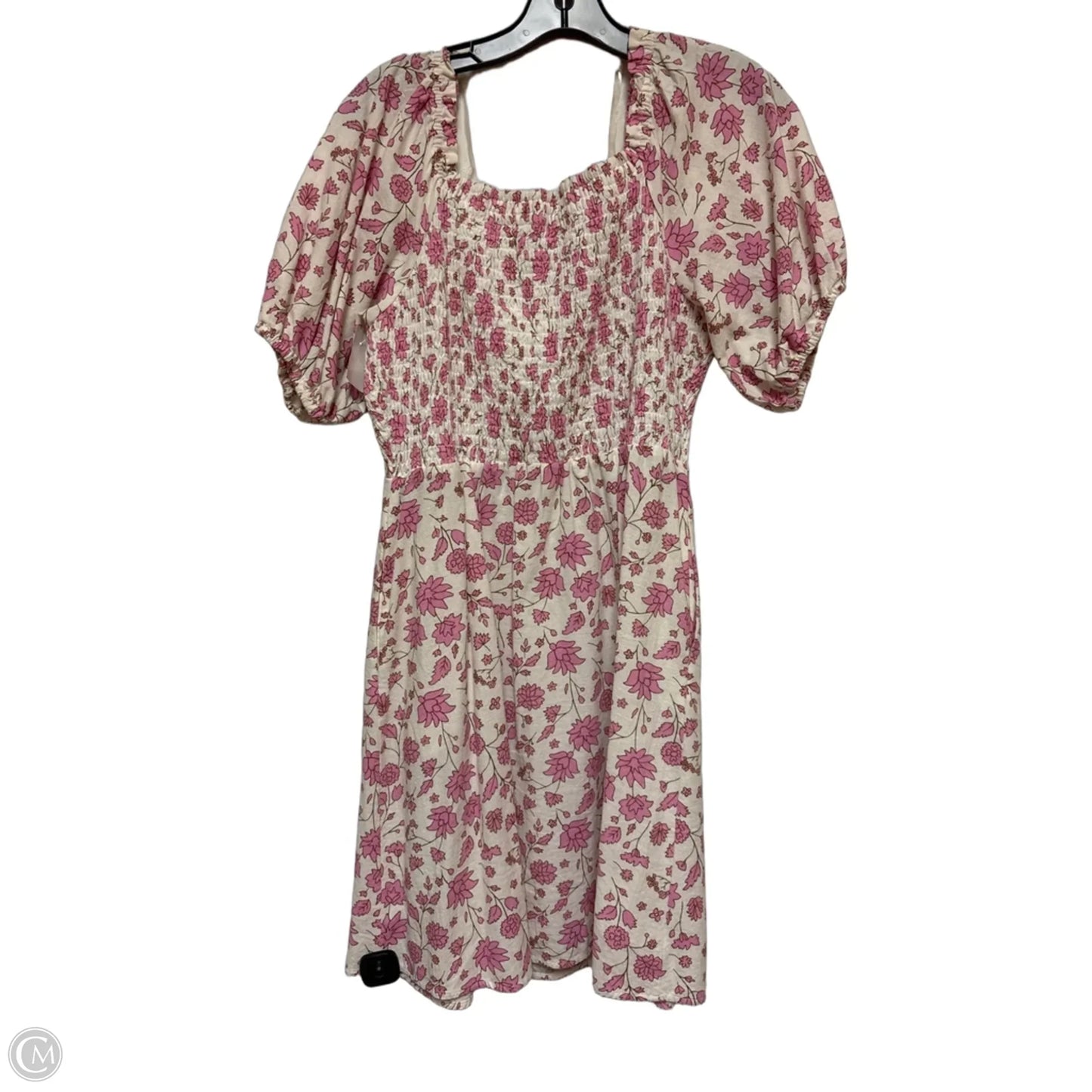 Dress Casual Short By Universal Thread In Pink & White, Size: M