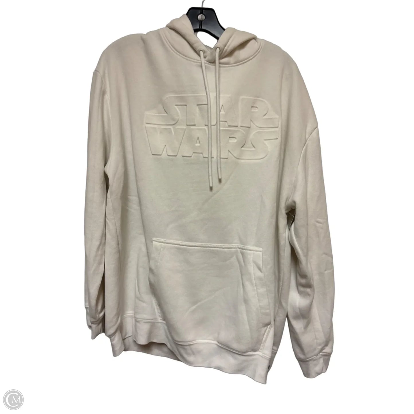 Sweatshirt Hoodie By Disney Store In White, Size: L