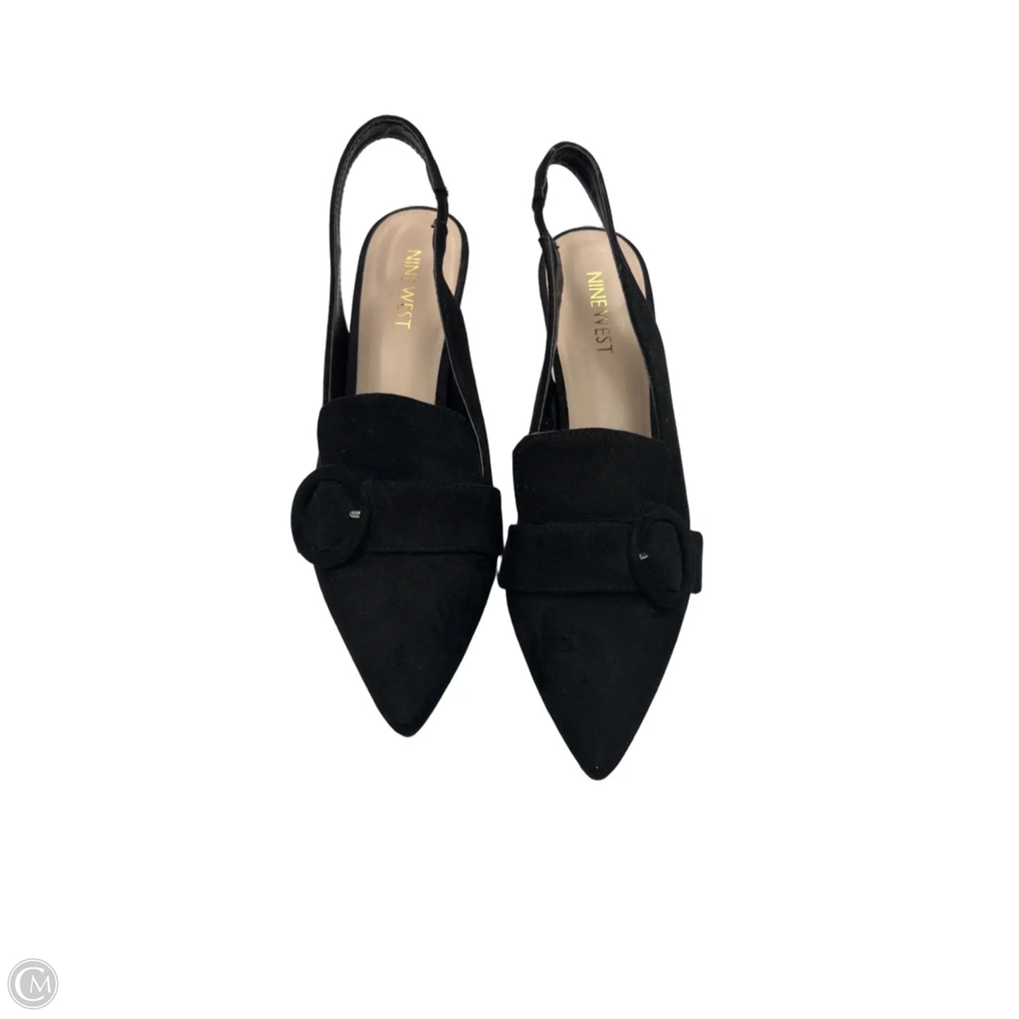 Shoes Heels Kitten By Nine West In Black, Size: 7