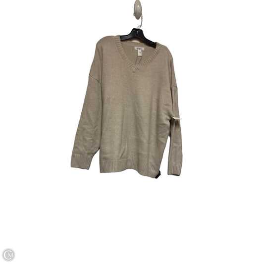 Sweater By Clothes Mentor In Tan, Size: Xl