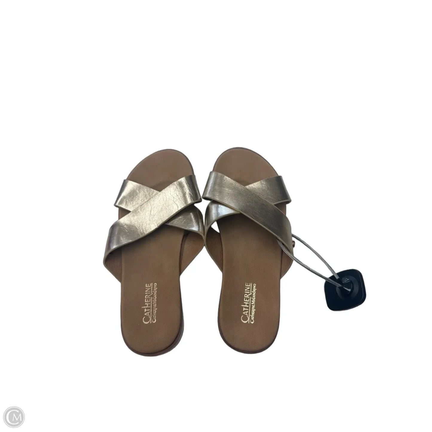 Sandals Flats By Catherine Malandrino In Gold, Size: 7