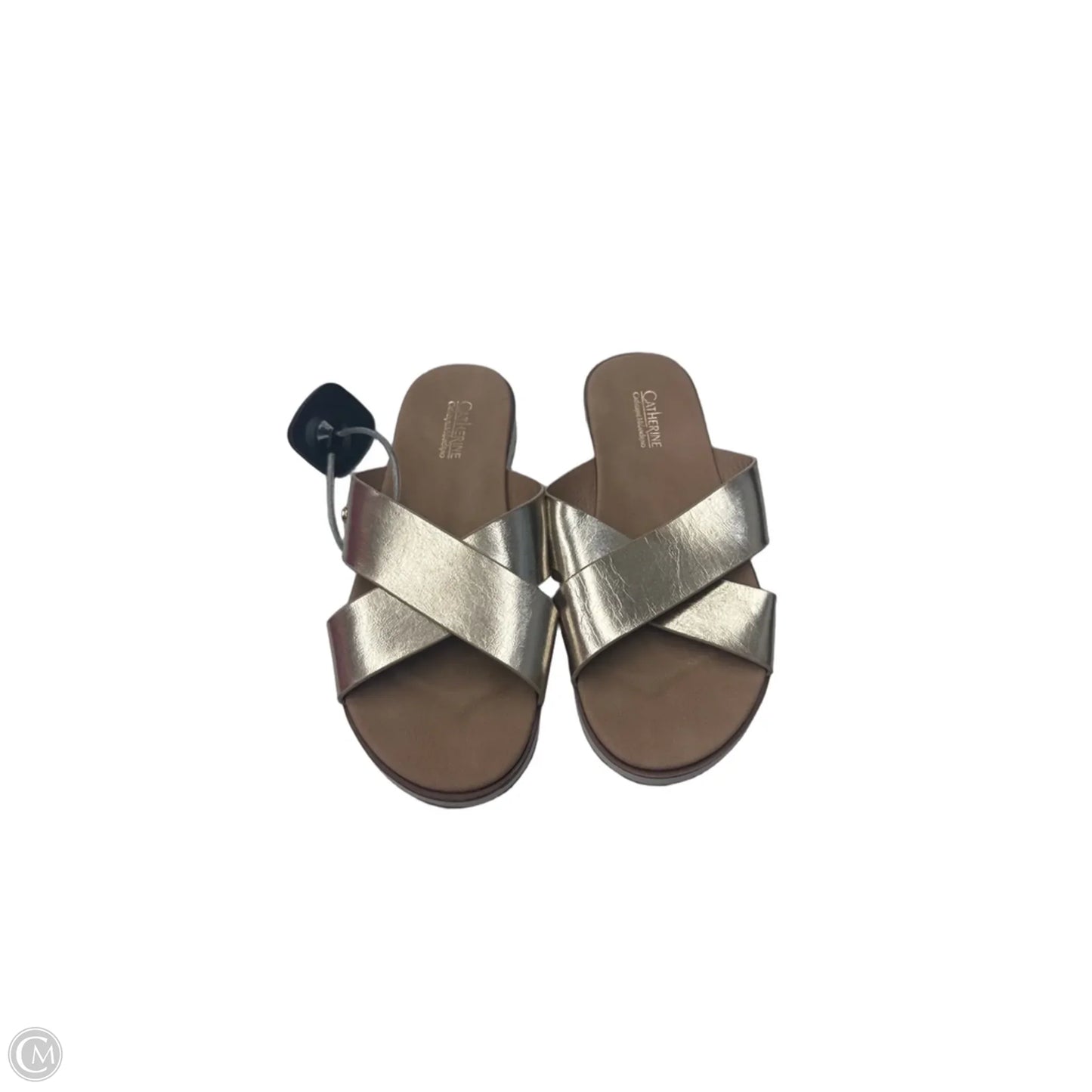 Sandals Flats By Catherine Malandrino In Gold, Size: 7