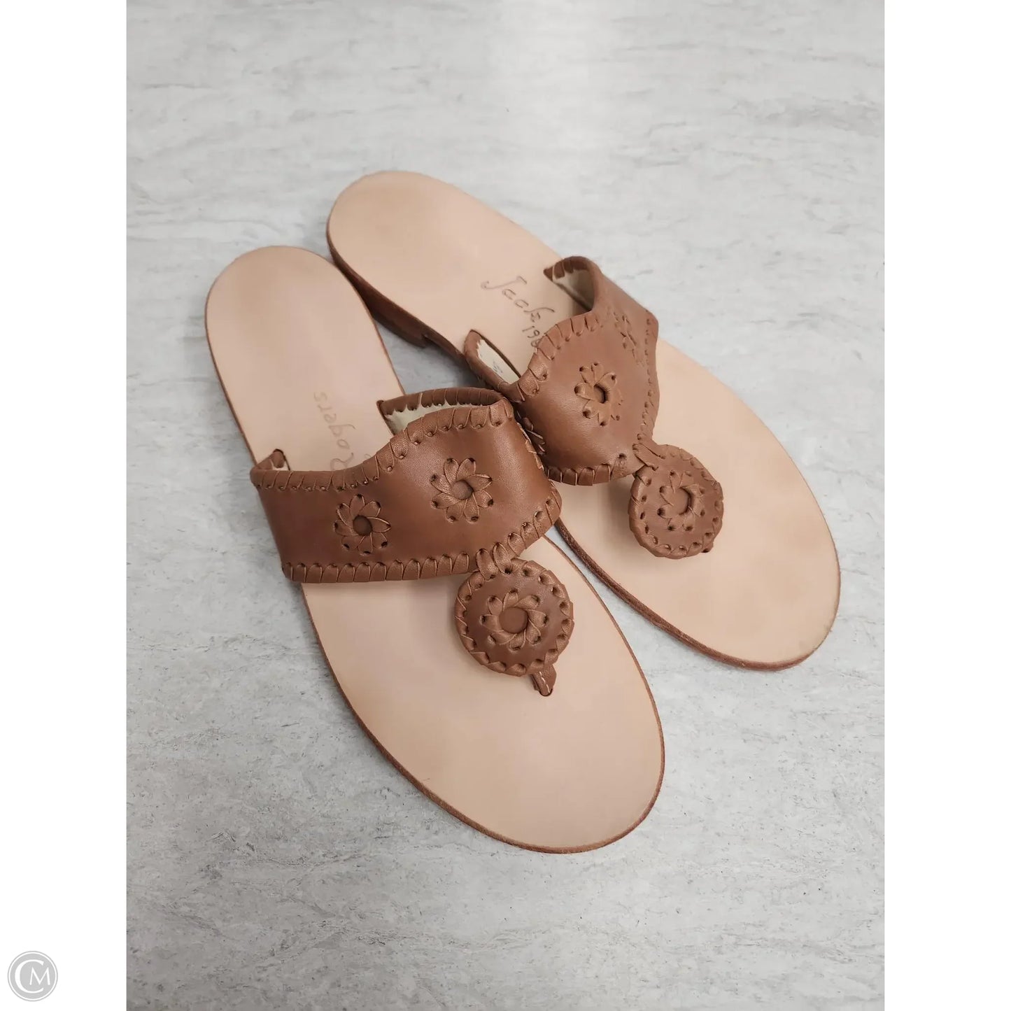 Sandals Flats By Jack Rogers In Brown, Size: 8