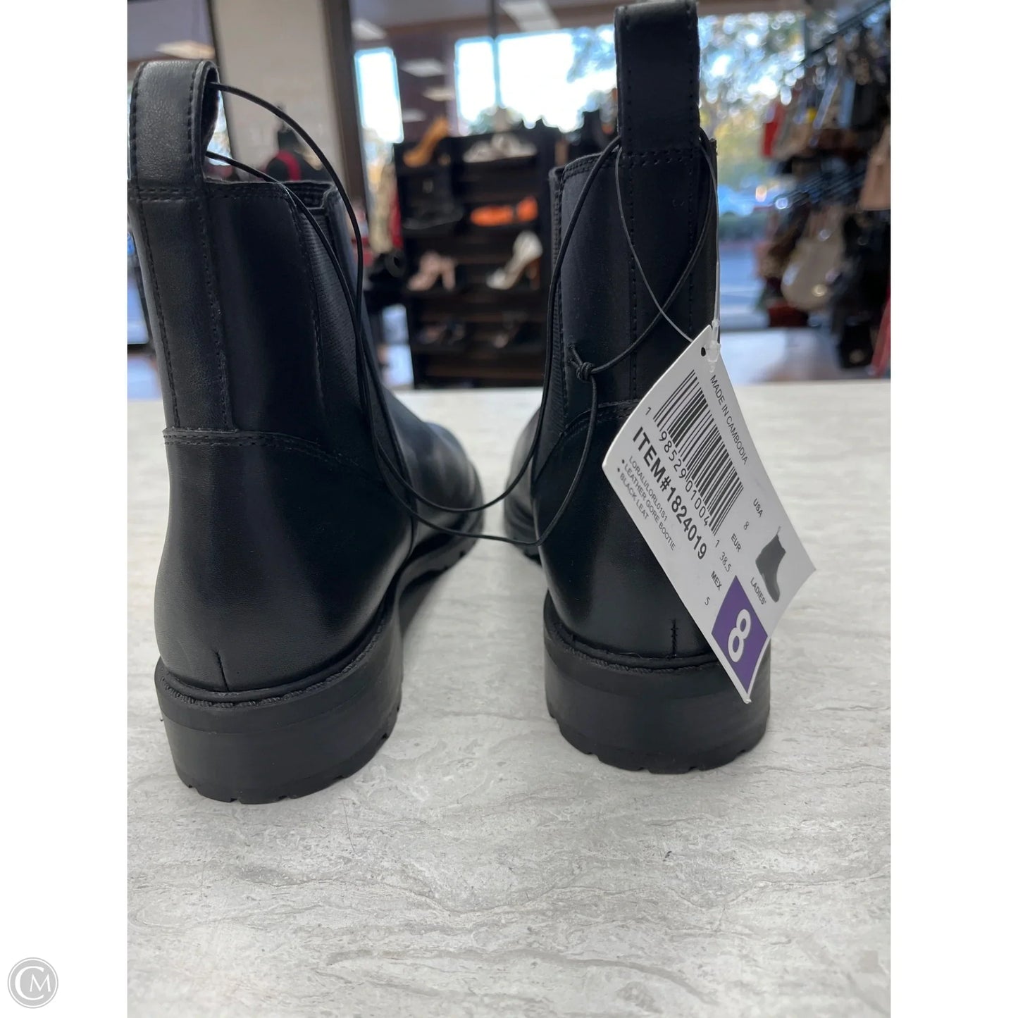 Boots Ankle Flats By Steve Madden In Black, Size: 8