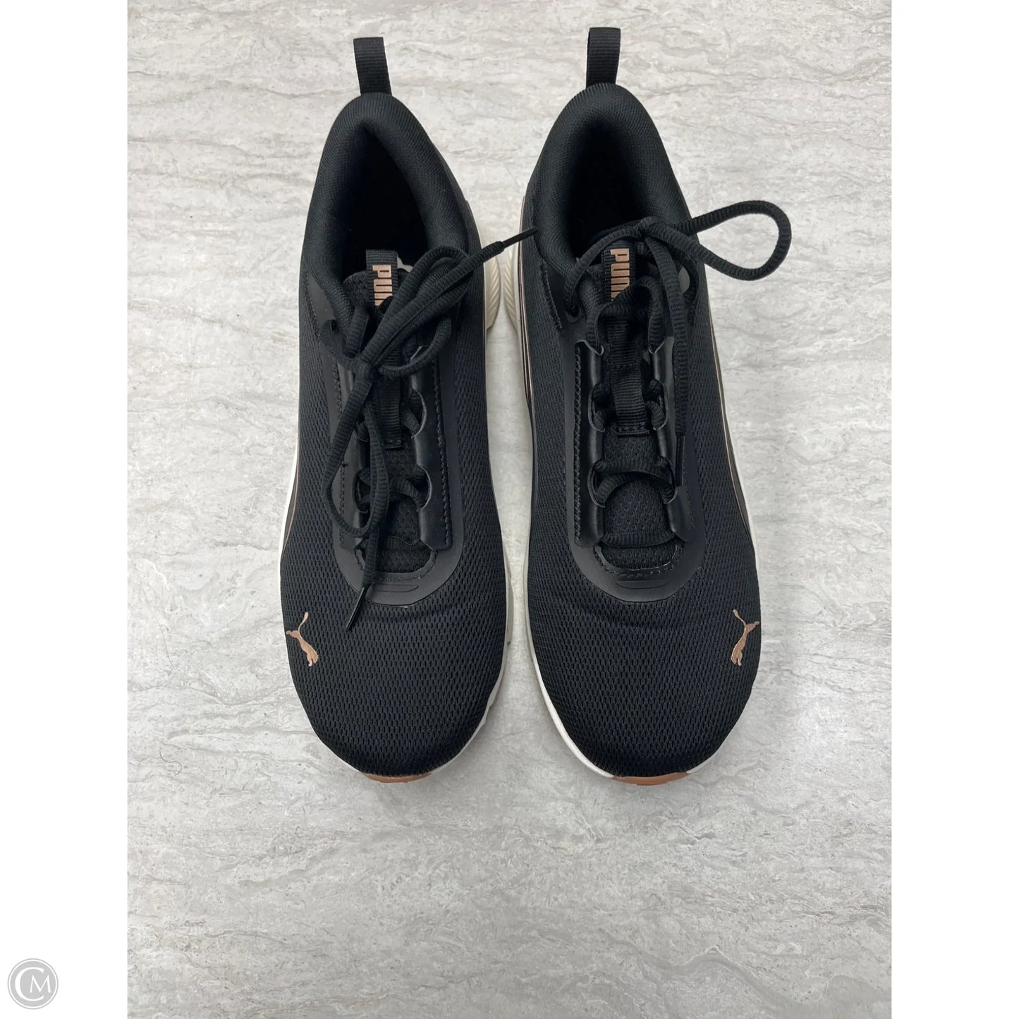 Shoes Athletic By Puma In Black & Tan, Size: 10