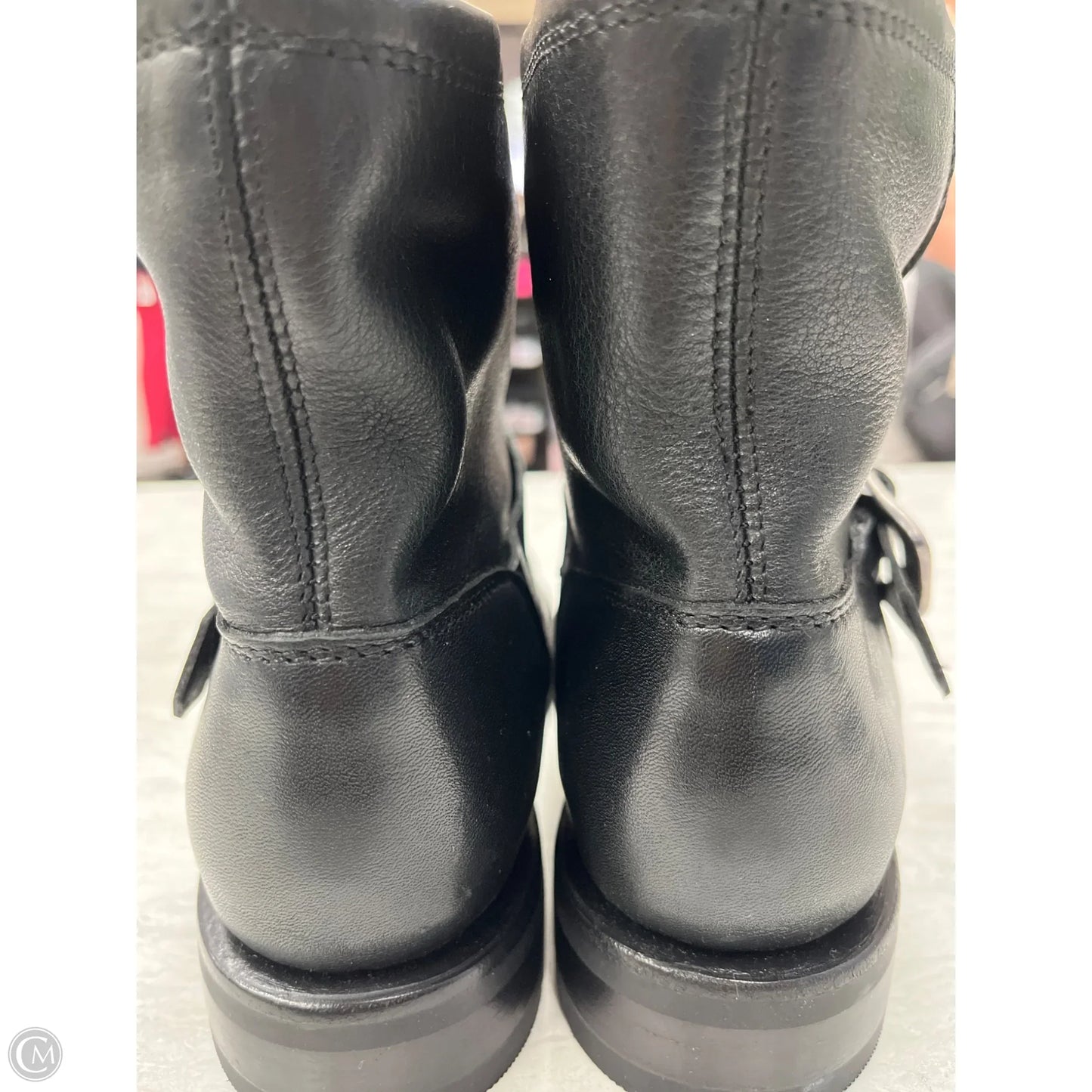 Boots Designer By Frye In Black, Size: 7