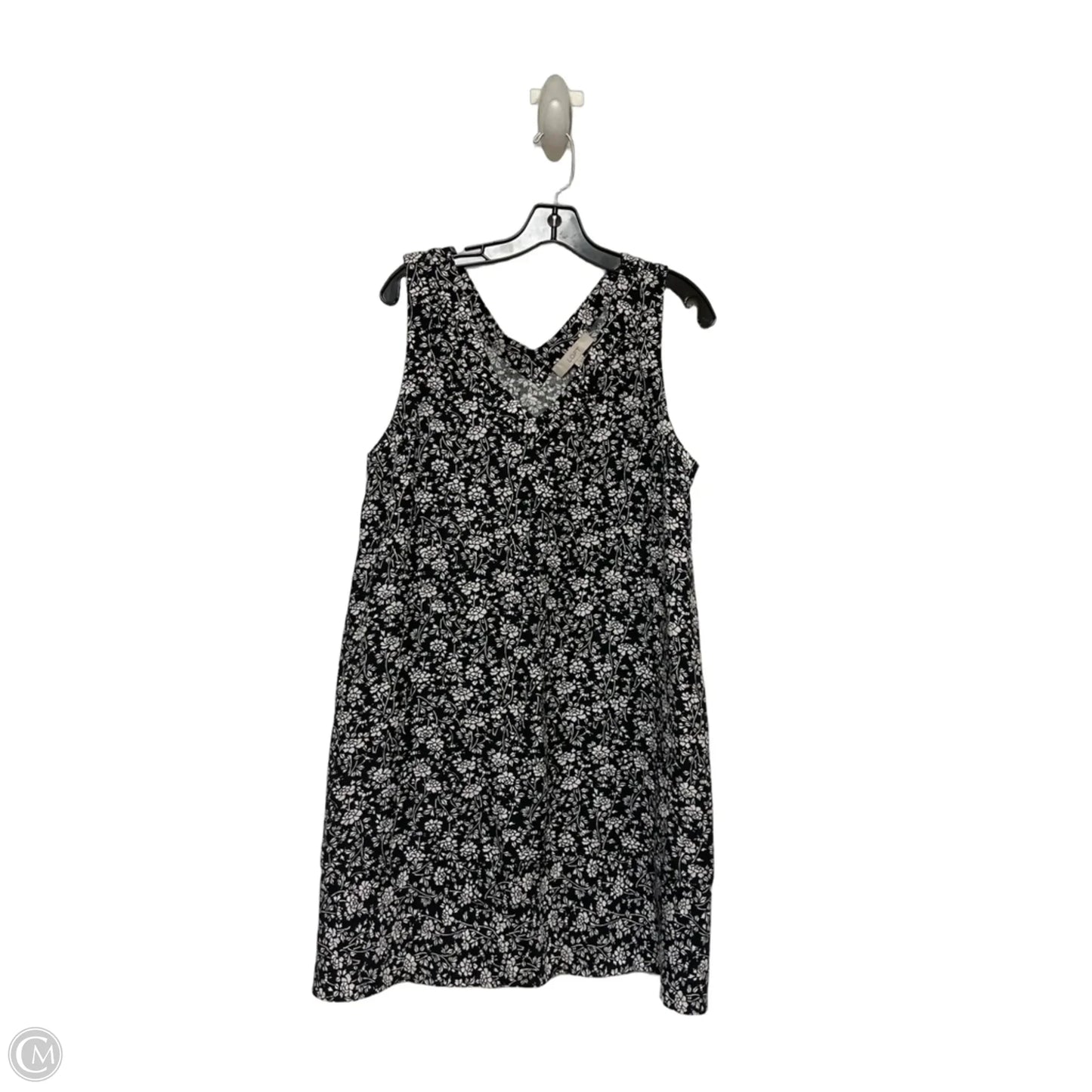 Dress Casual Short By Loft In Black & White, Size: M