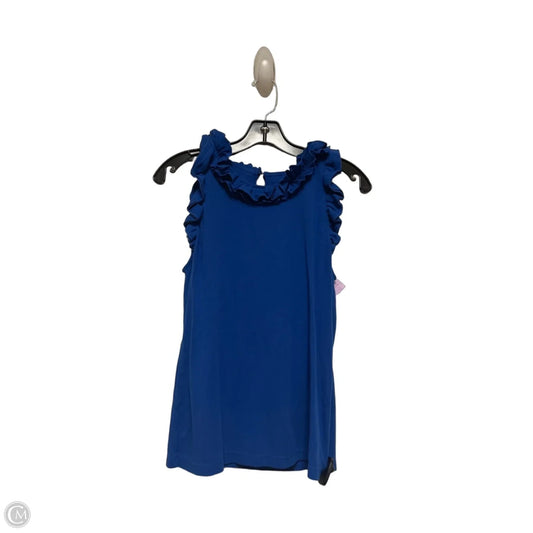 Top Sleeveless Designer By Lilly Pulitzer In Blue, Size: L
