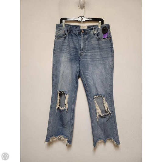 Jeans Straight By We The Free In Blue Denim, Size: 8