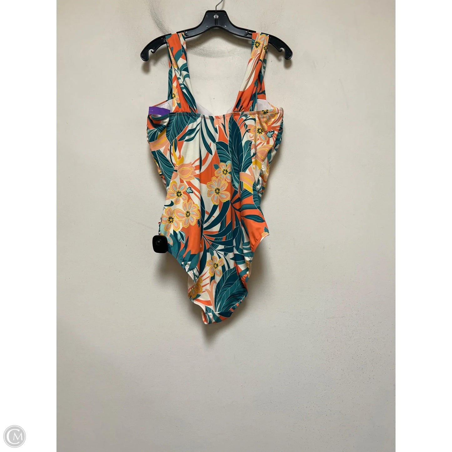 Swimsuit By Jantzen In Tropical Print, Size: Xl