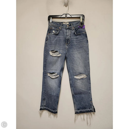 Jeans Straight By We The Free In Blue Denim, Size: 4