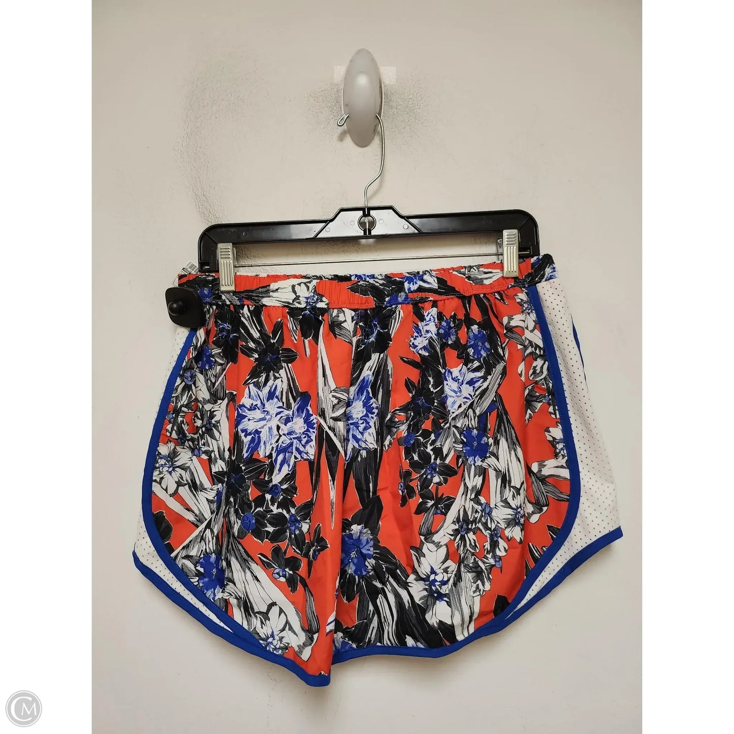 Athletic Shorts By Nike Apparel In Floral Print, Size: L