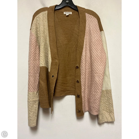 Sweater By Beachlunchlounge In Brown & Cream, Size: L