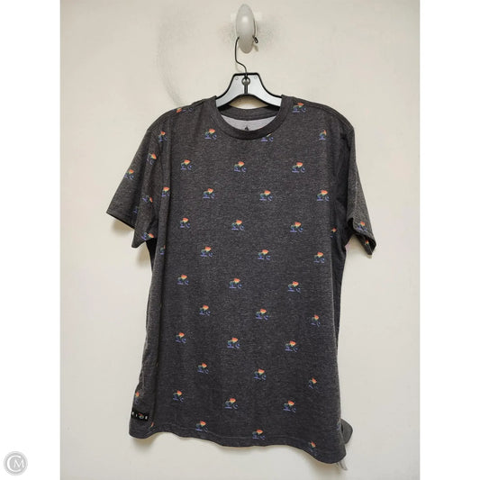 Top Short Sleeve Basic By Walt Disney In Rainbow Print, Size: M