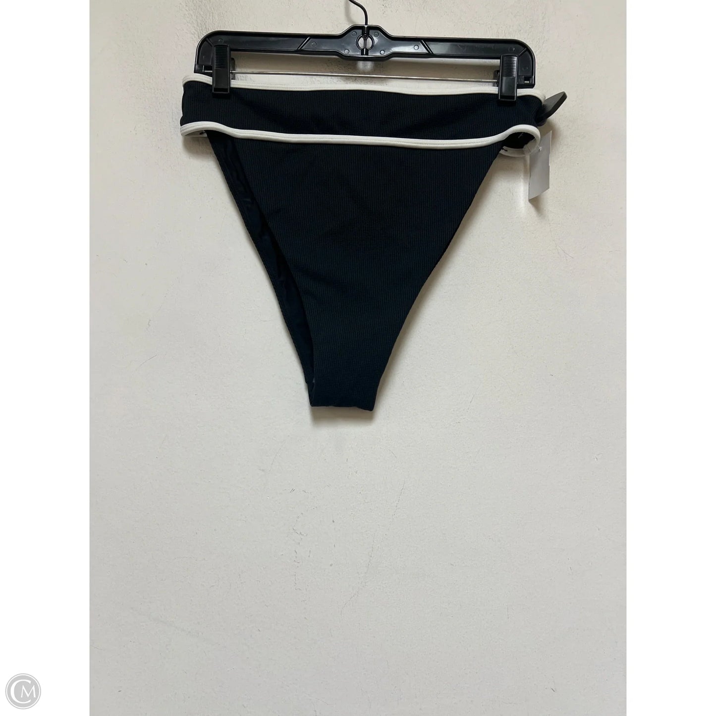 Swimsuit 2pc By Clothes Mentor In Black & White, Size: L