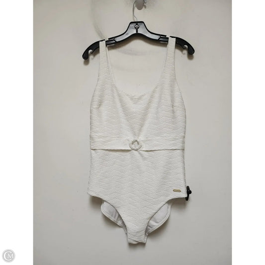 Swimsuit By Clothes Mentor In White, Size: L