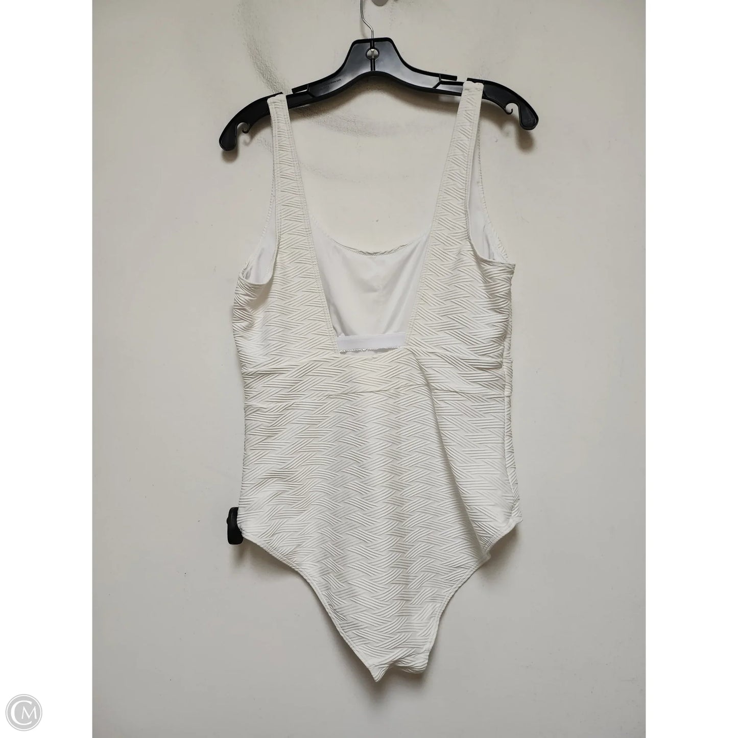 Swimsuit By Clothes Mentor In White, Size: L