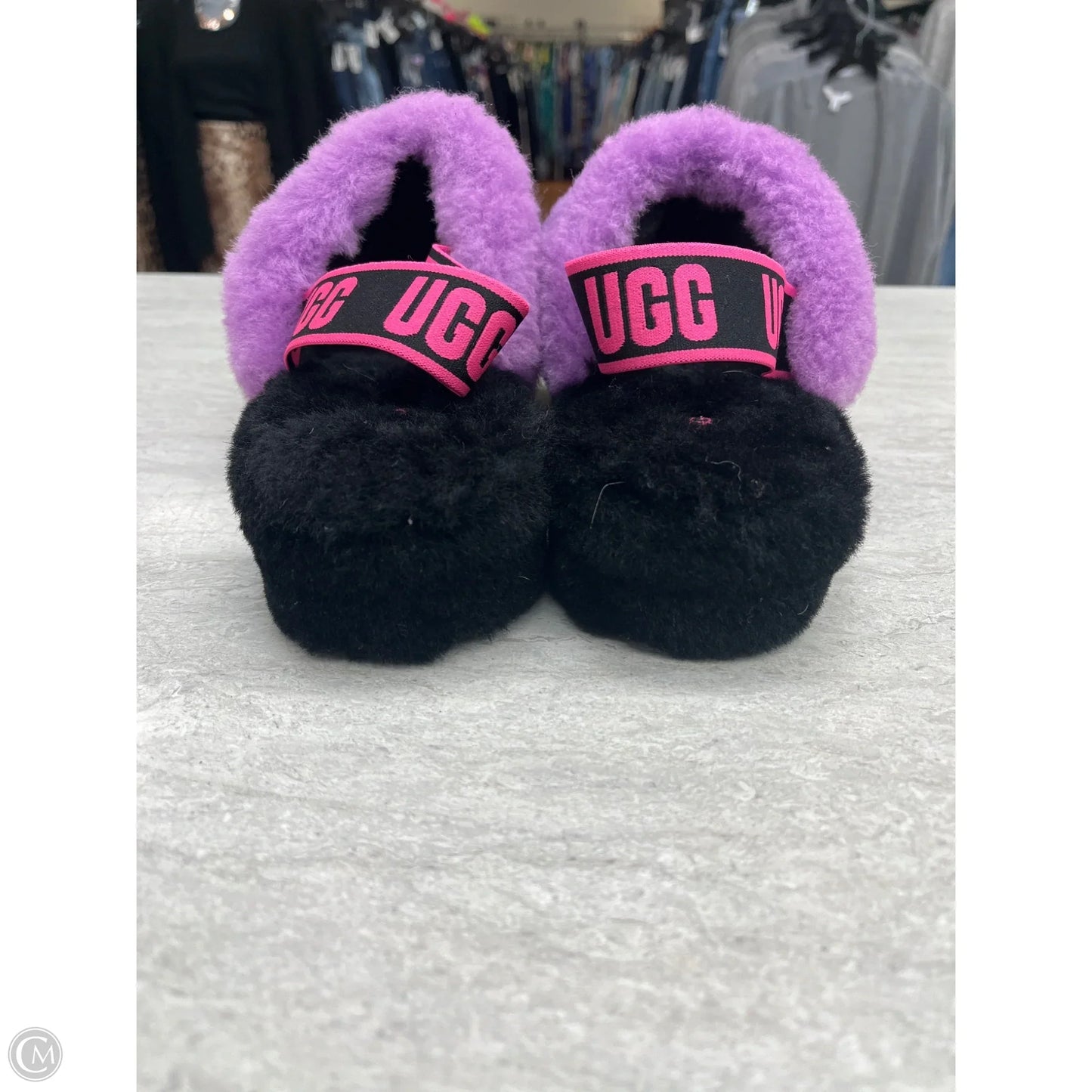 Slippers Designer By Ugg In Rainbow Print