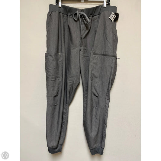 Athletic Pants By Fabletics In Grey, Size: 2x