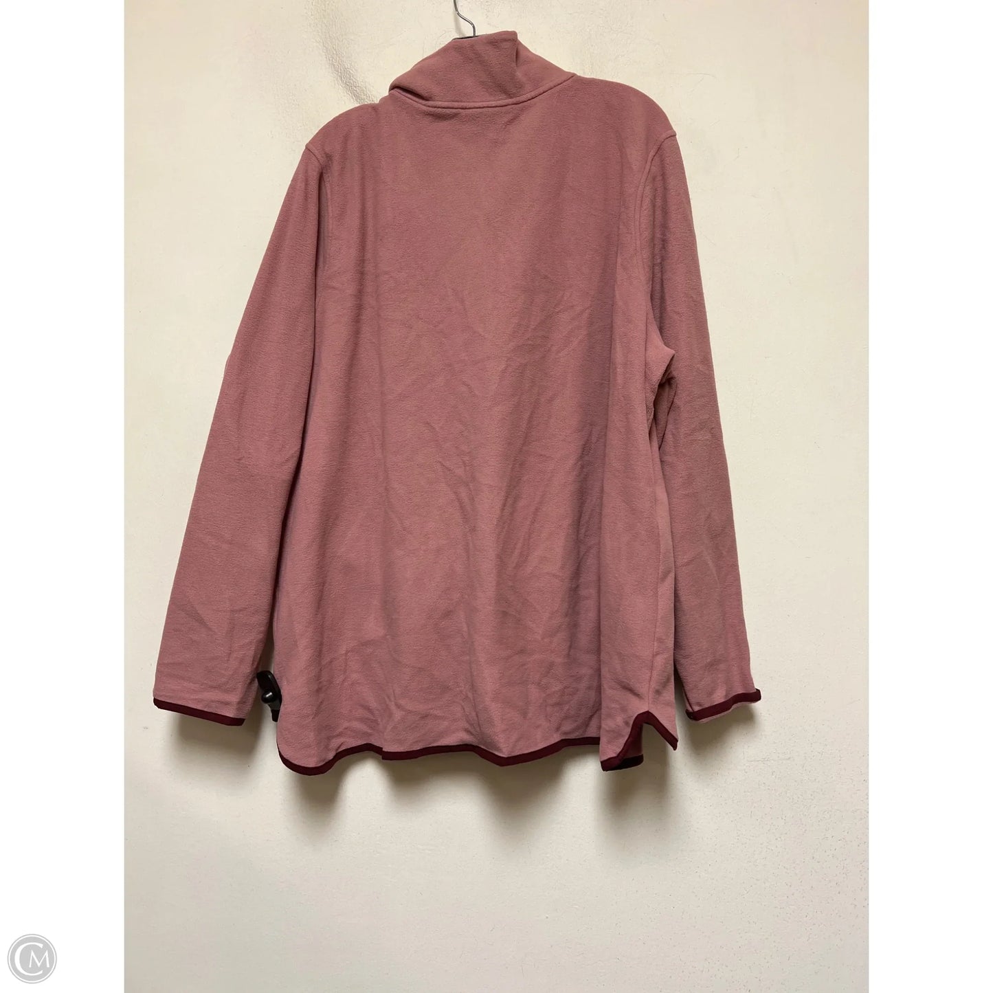 Jacket Fleece By L.l. Bean In Mauve, Size: 3x