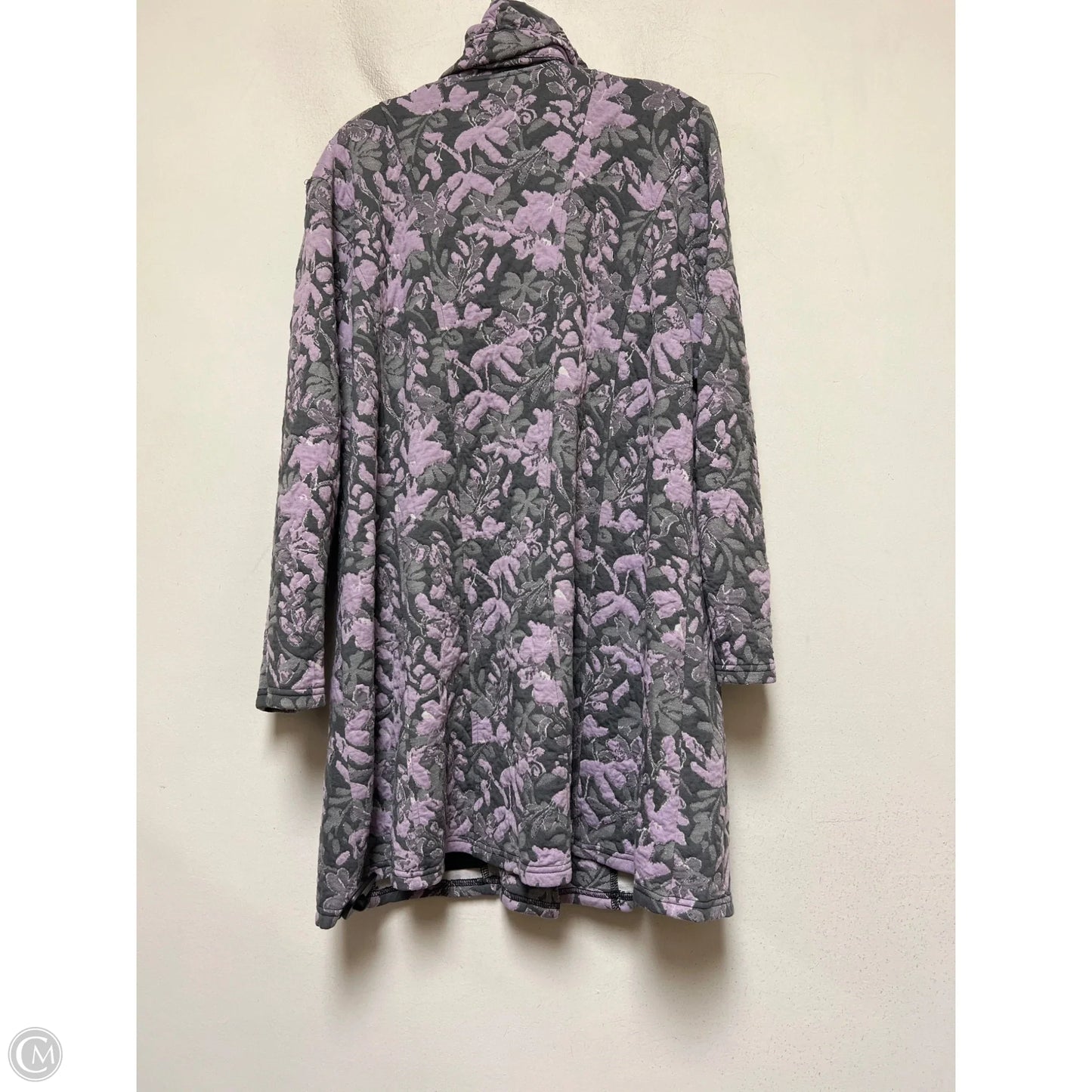 Jacket Other By Clothes Mentor In Grey & Purple, Size: 2x