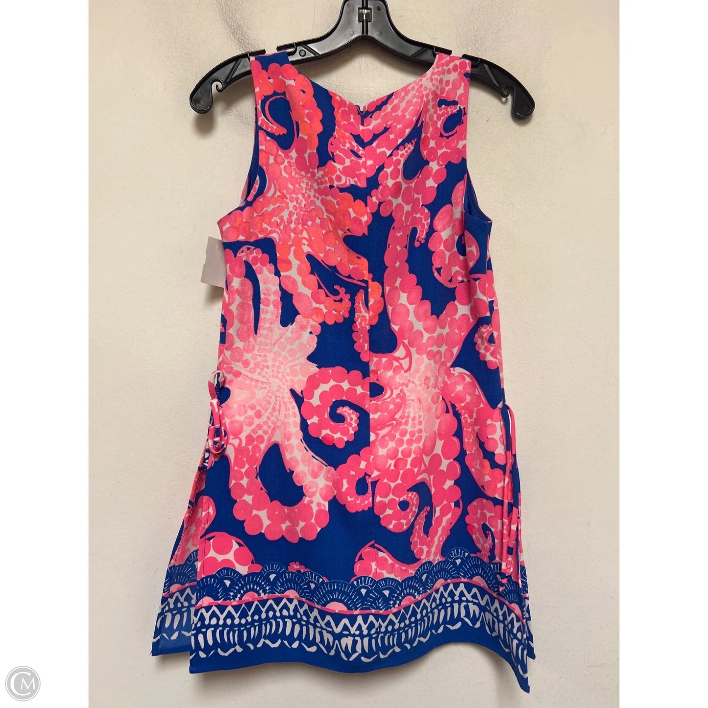 Romper Designer By Lilly Pulitzer In Blue & Pink, Size: 0