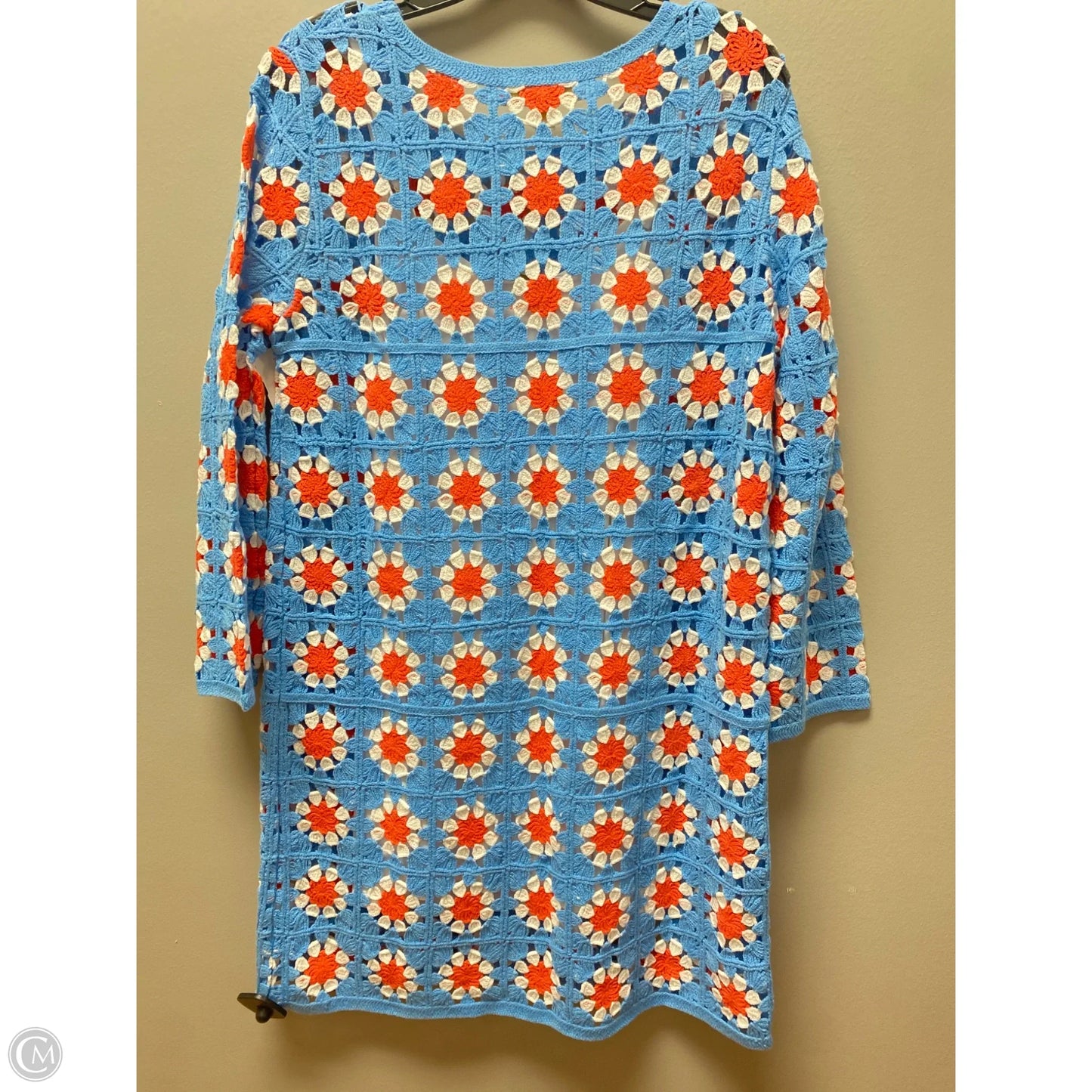Dress Designer By Lilly Pulitzer In Blue & Orange, Size: M