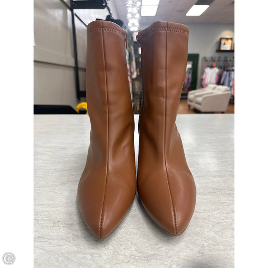 Boots Ankle Heels By A New Day In Brown, Size: 11