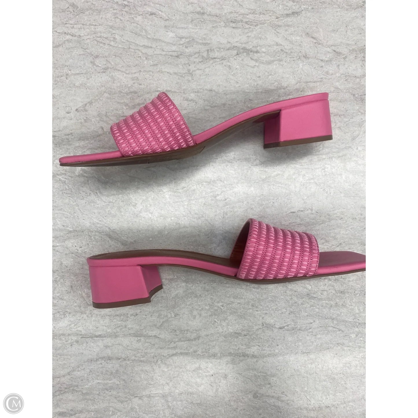 Sandals Heels Block By Marc Fisher In Pink, Size: 8.5