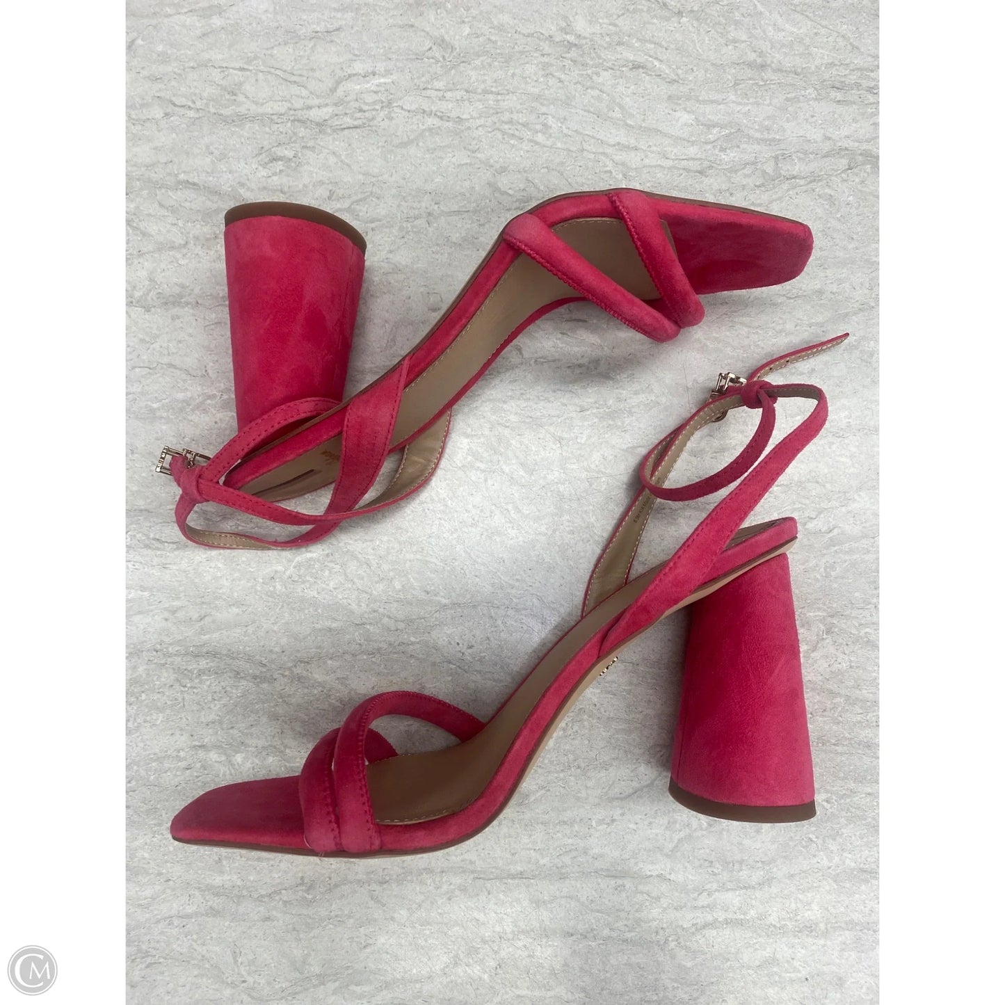 Sandals Heels Block By Sam Edelman In Pink, Size: 8.5