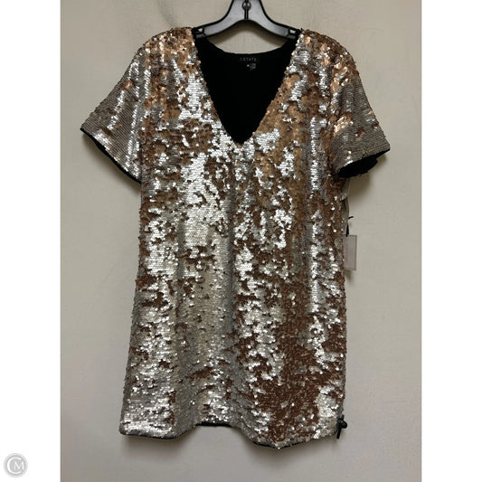 Dress Party Short By 1.state In Gold & Silver, Size: M
