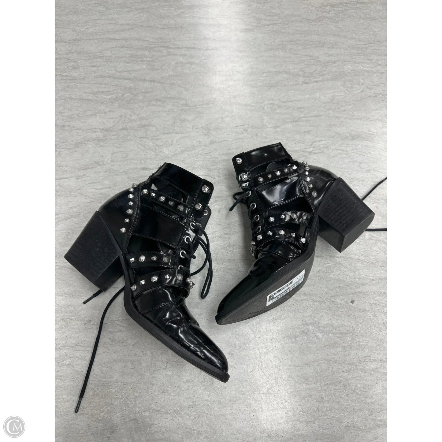Boots Ankle Heels By Sam Edelman In Black, Size: 7.5