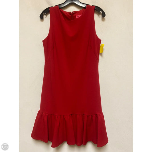 Dress Casual Midi By Betsey Johnson In Red, Size: S