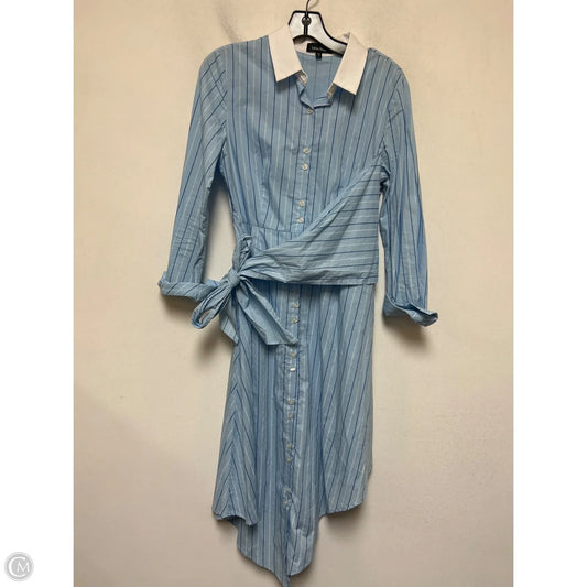 Dress Casual Midi By Lea & Viola In Blue, Size: S