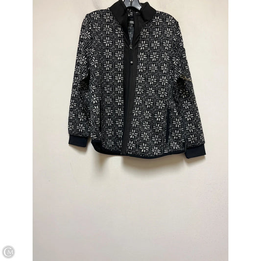 Jacket Other By Talbots In Black & White, Size: L