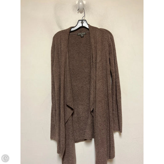 Sweater Cardigan By Barefoot Dreams In Brown, Size: S
