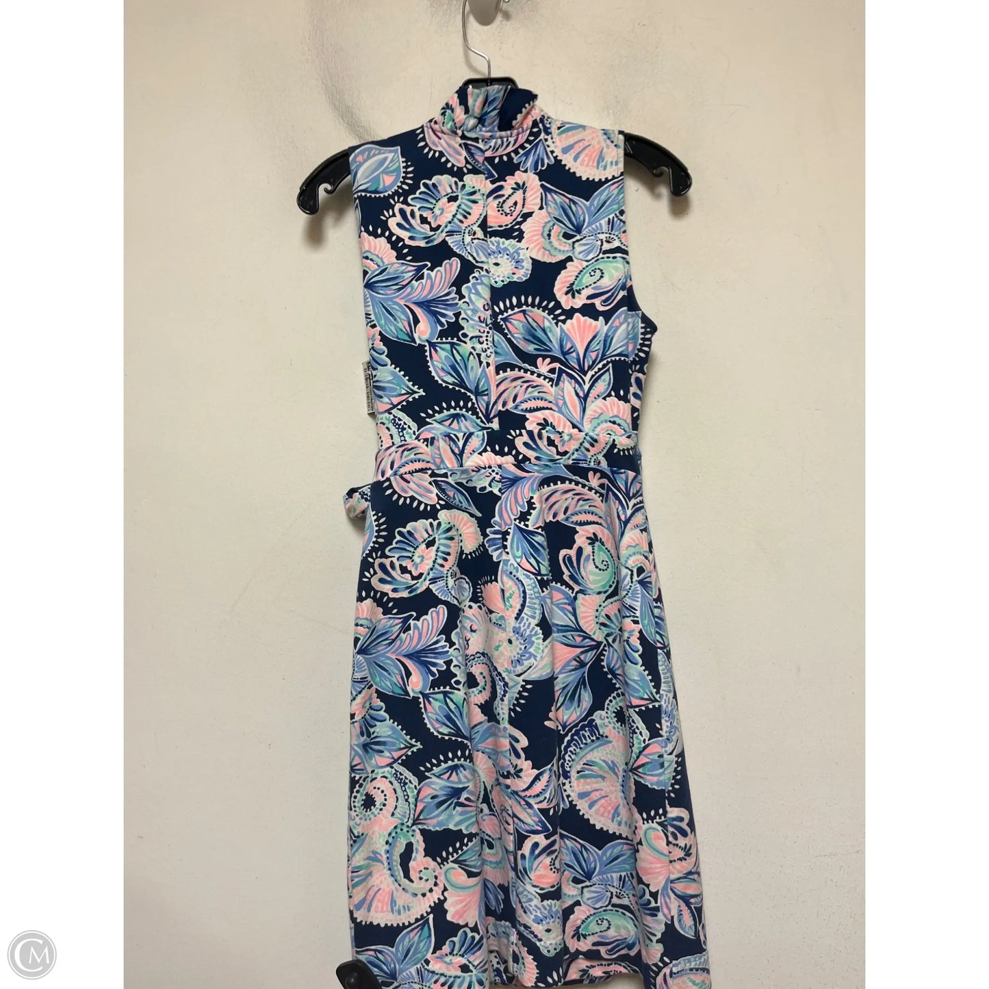 Dress Designer By Lilly Pulitzer In Blue & Pink, Size: Xs