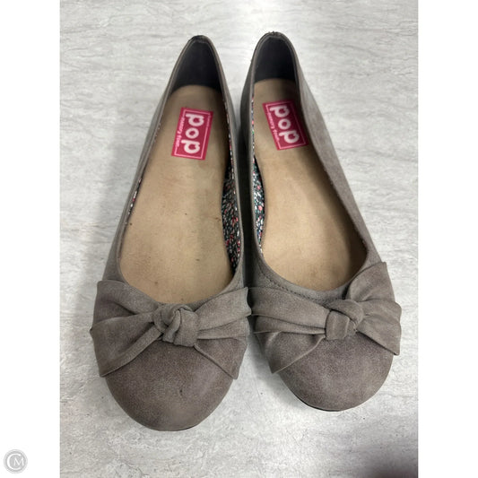 Shoes Flats By Clothes Mentor In Taupe, Size: 11
