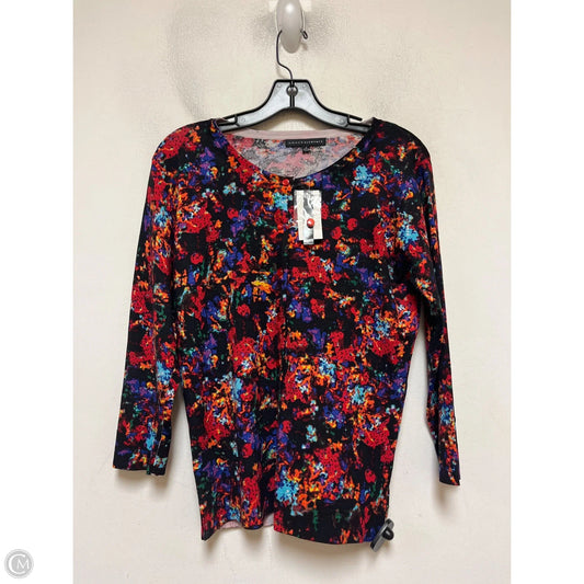Cardigan By Grace Elements In Multi-colored, Size: S