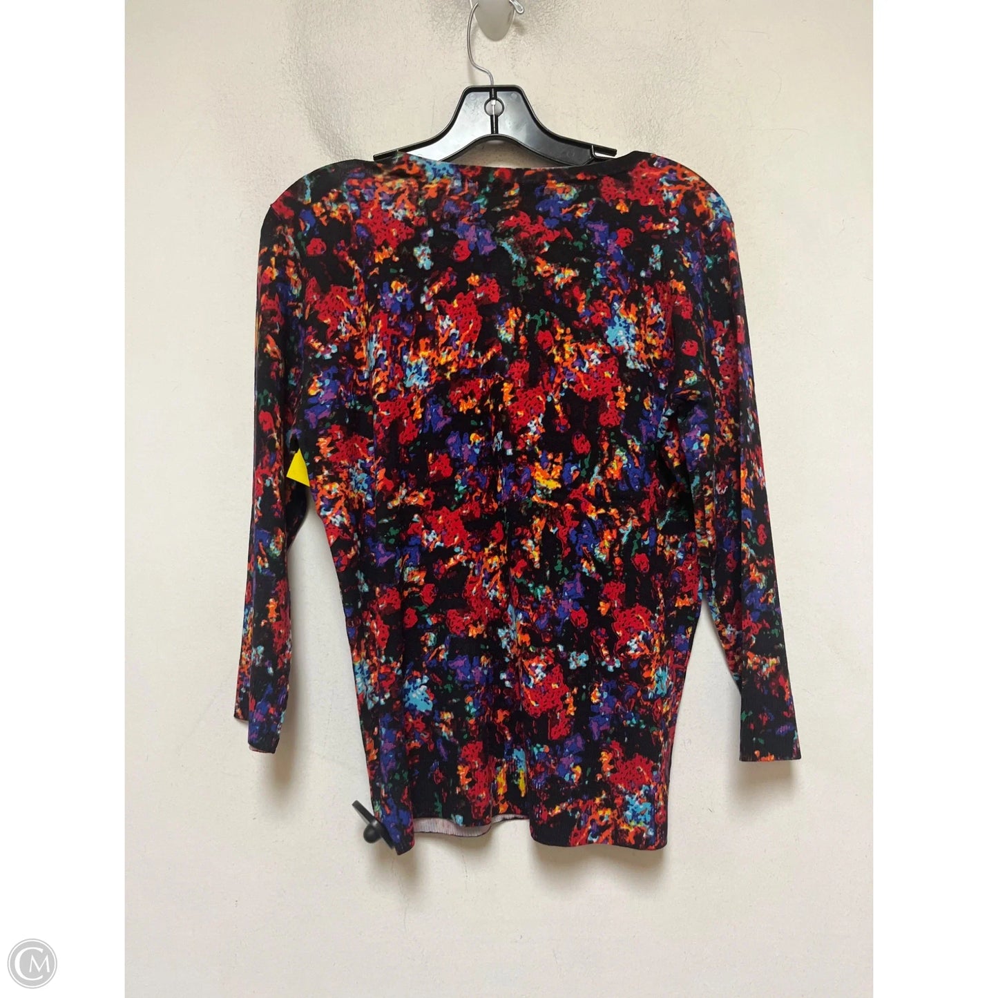 Cardigan By Grace Elements In Multi-colored, Size: S