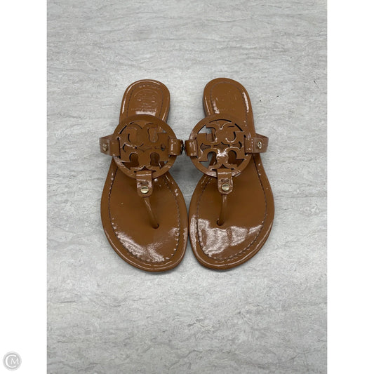 Sandals Designer By Tory Burch In Brown, Size: 7