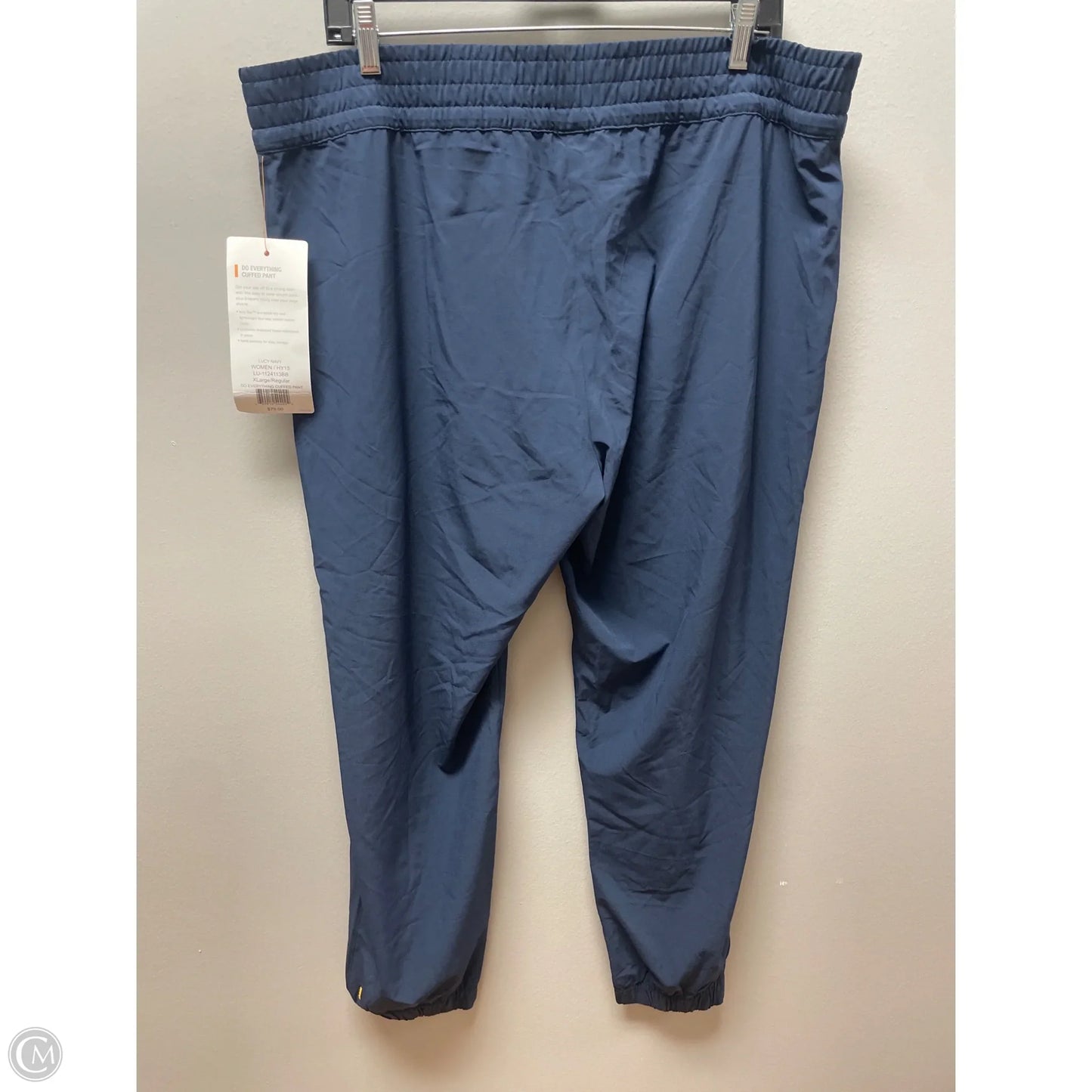 Athletic Pants By Lucy In Navy, Size: Xl