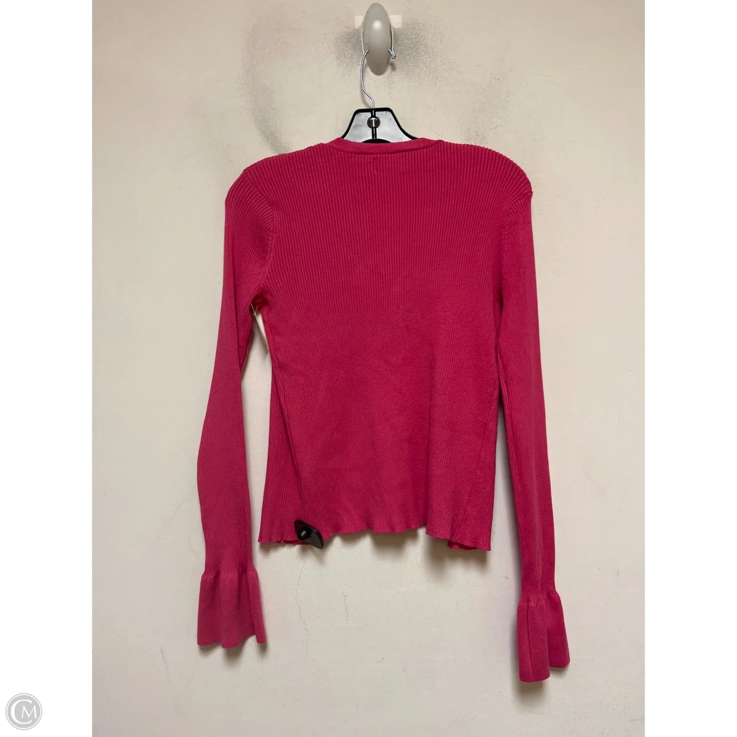 Cardigan By Clothes Mentor In Pink, Size: L