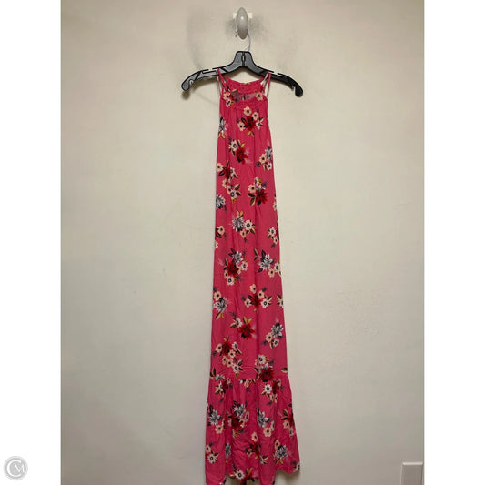 Dress Casual Maxi By Loft In Pink, Size: M