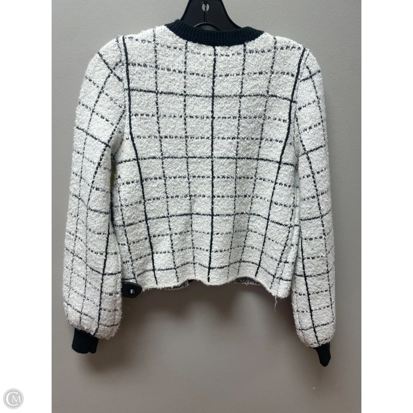 Sweater Cardigan By Express In Animal Print, Size: Xs