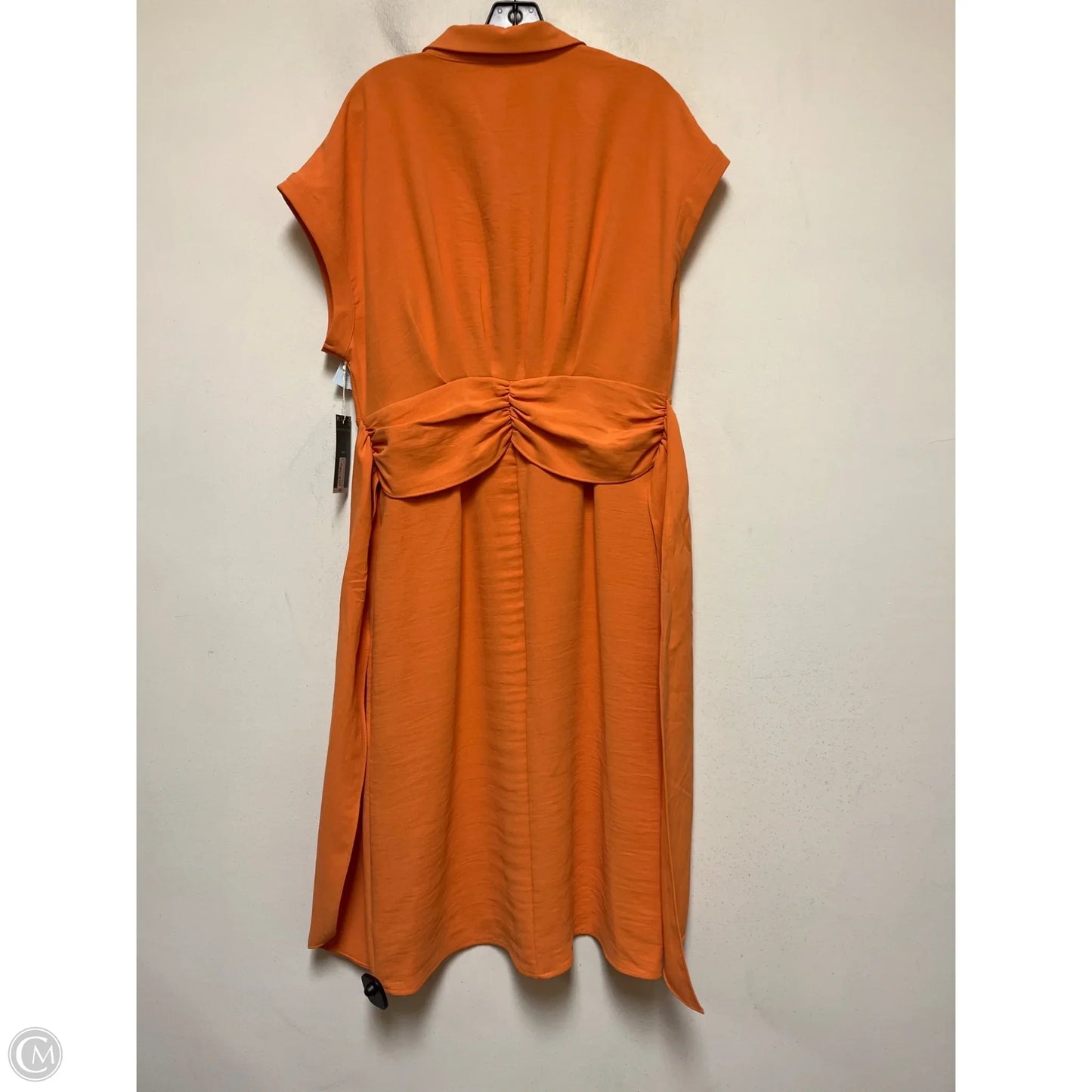 Dress Casual Midi By Worthington In Orange, Size: L
