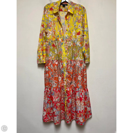 Dress Casual Maxi By French Connection In Floral Print, Size: Xs
