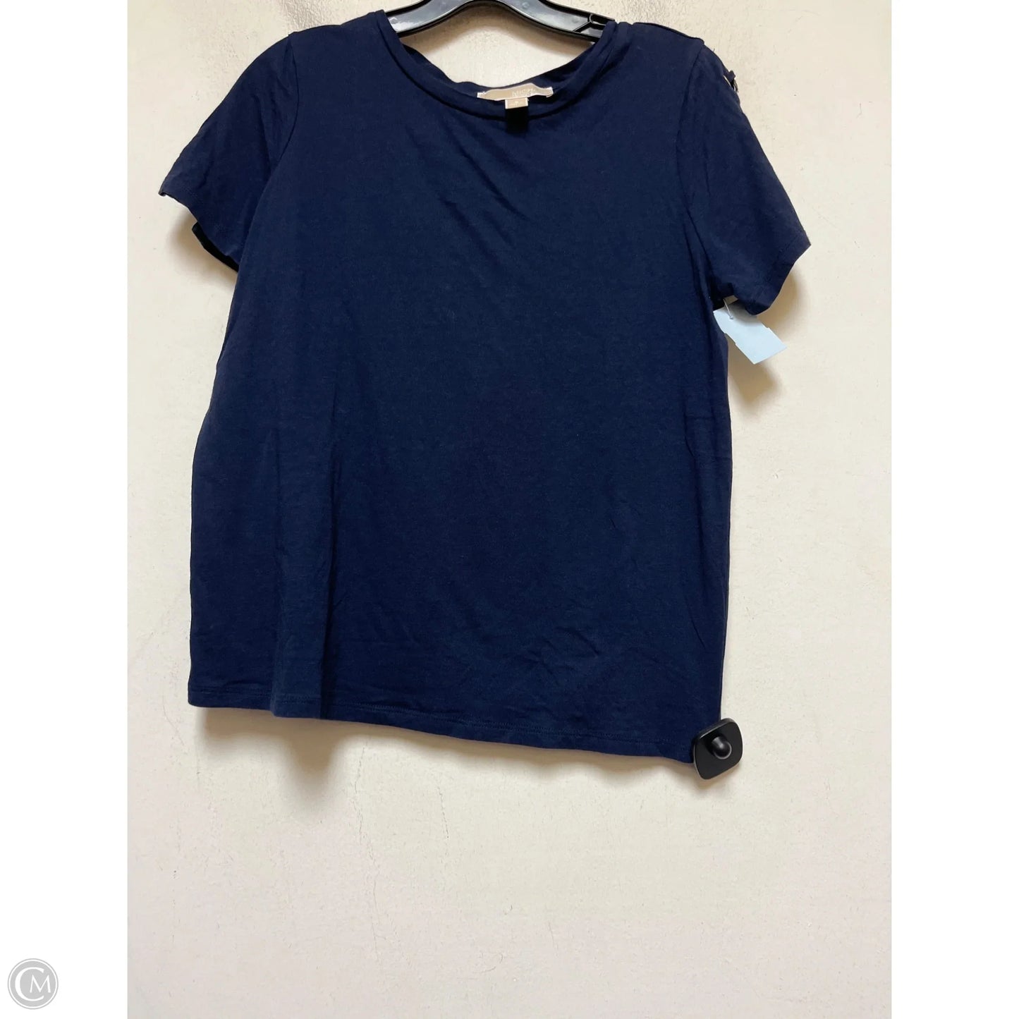 Top Short Sleeve By Michael By Michael Kors In Navy, Size: S