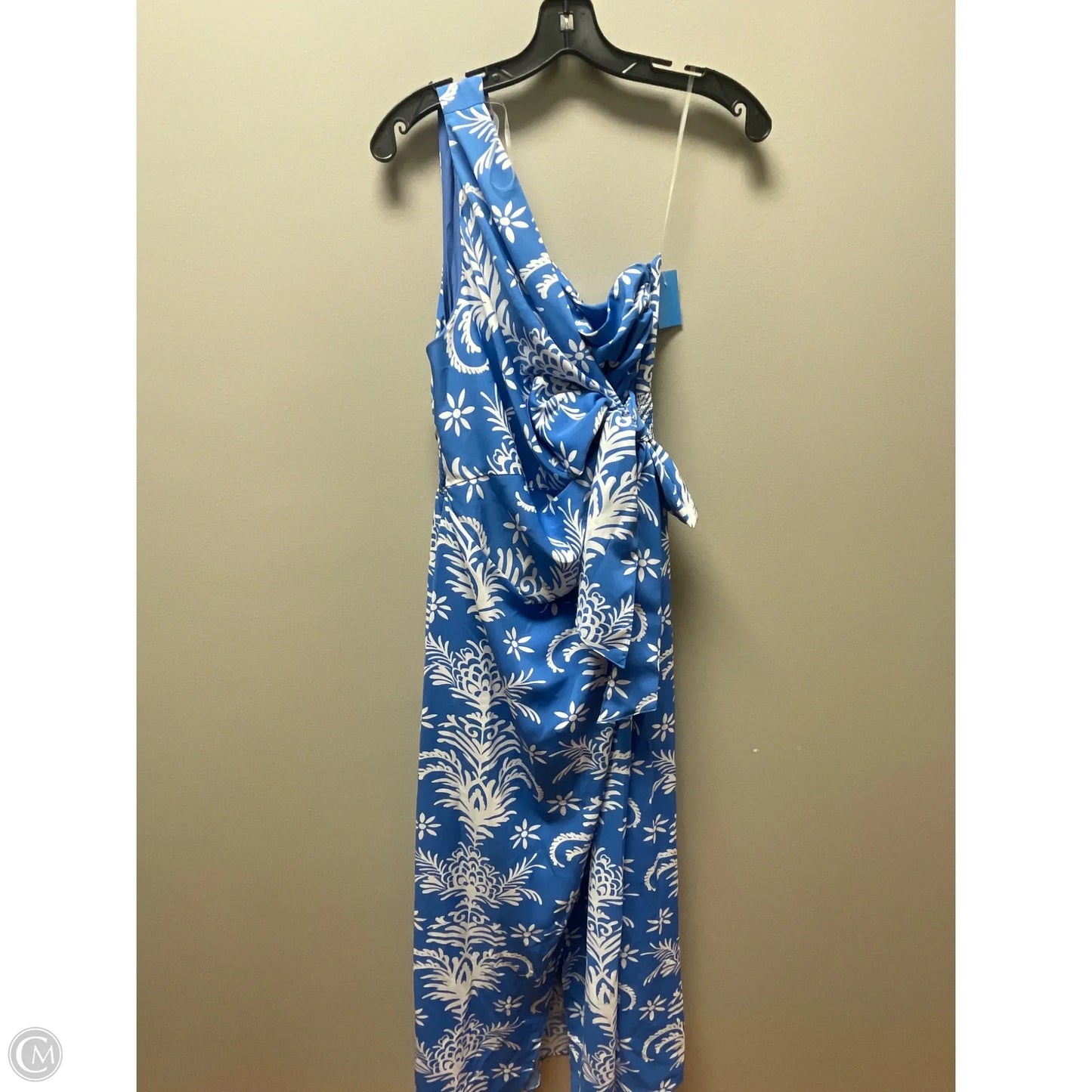 Dress Casual Maxi By Entro In Blue & White, Size: M